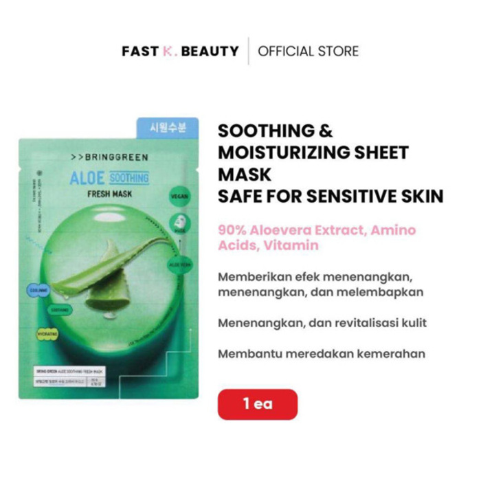 Bring green Aloe soothing fresh mask