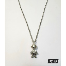Alien Astronaut Pendant Necklace
