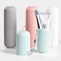 2PCS Toothpaste Toothbrush Protect Holder Case