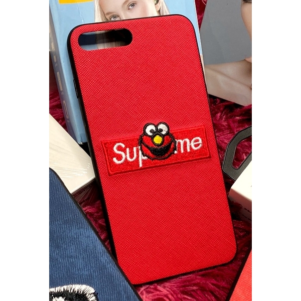 iPhone 7/8 Plus Jeans Material Puppy Print Phone Case