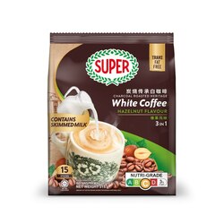 SUPER WHITE COFFEE 3IN1 HAZELNUT