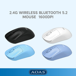 WT-R607	2.4G  Wireless Bluetooth 5.2  Mouse  1600DPI