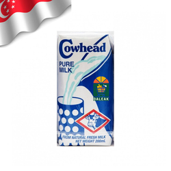 COWHEAD UHT PURE MILK-200ML