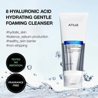 Anua 8 Hyaluronic Acid hydrating gentle foaming cleansing 