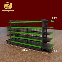 ឈុតកណ្តាលហាង(L1 + T2+L1)​​ -សញ្ញាក្បាលនាគ-​ (ខ្នងសំណាញ់​) 3.2m * 0.8m * 1.8m 5 Layers