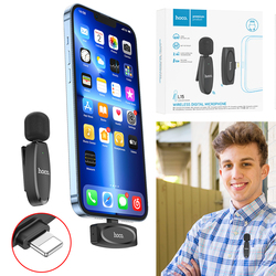HOCO L15 Microphone LIVE Wireless Crystal Lavalier iPhone (BC9028)