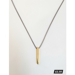 Bar Pendant Necklace