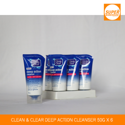 Clean & Clear Deep Action Cleanser 50g Pack of 6