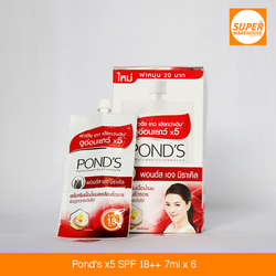 POND's x5 SPF 18++ Facial Cream 7ML Pack of 6