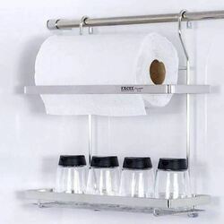 Excel EKWR0025-SUS304-L400MM Italian Series SUS304 2Tier Tissue Paper Roll