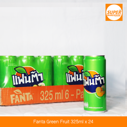 Fanta Green Fruit 325ML Pack of 24