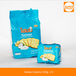 Homey Coconut Cracker Pack of 6