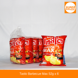 នំដំឡូងចំណិតជប៉ុន Tasto រសជាតិបាប៊ីឃ្យូ ចំនួន៦កញ្ចប់