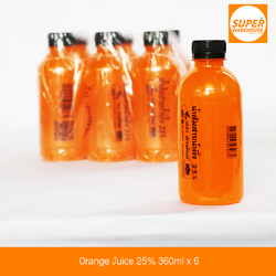 Orange Juice 25% 360ml Pack of 6