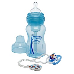 Wide Neck Bottle Set (Blue)
