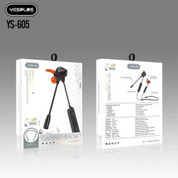 YESPLUS Gaming Headset Neck Hanging Plug-in microphone Black 1 Pair