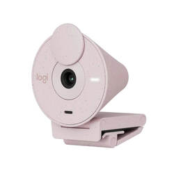 Logitech Brio 300 Full HD 1080P Webcam, USB-C Rose