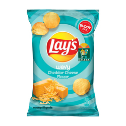 LAYS WAVY CHEDDAR CHEESE-158G