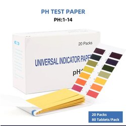 Paper pH (A Box Has 20 Packs)