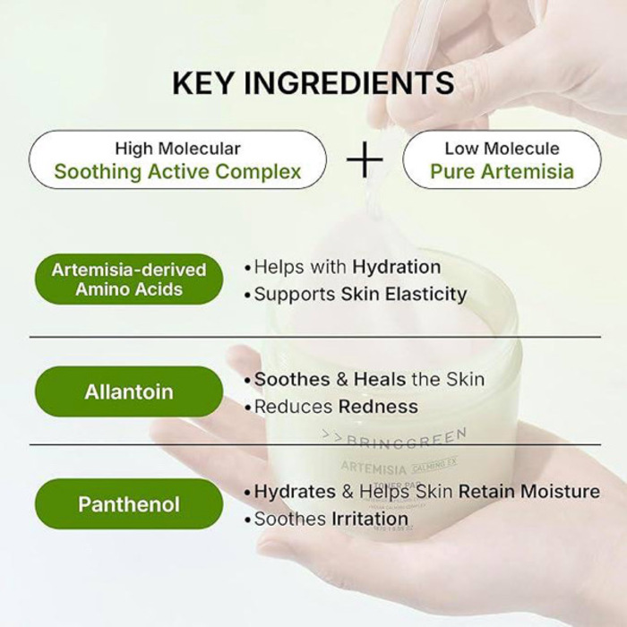 [BRING GREEN] ARTEMISIA CALMING EX TONER PAD