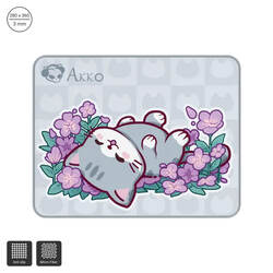Akko Akko Cat Theme - Gray MIMO Mousepad