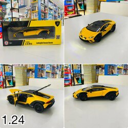 Car Alloy Lamborghini Huracan Sterrato1.24 Yellow