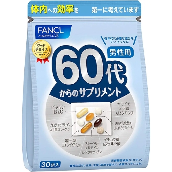 Fancl Japan Good Choice 60's Men Supplements