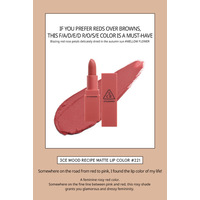 3CE Mood Recipe Matte Lip Color - 221 MELLOW FLOWER