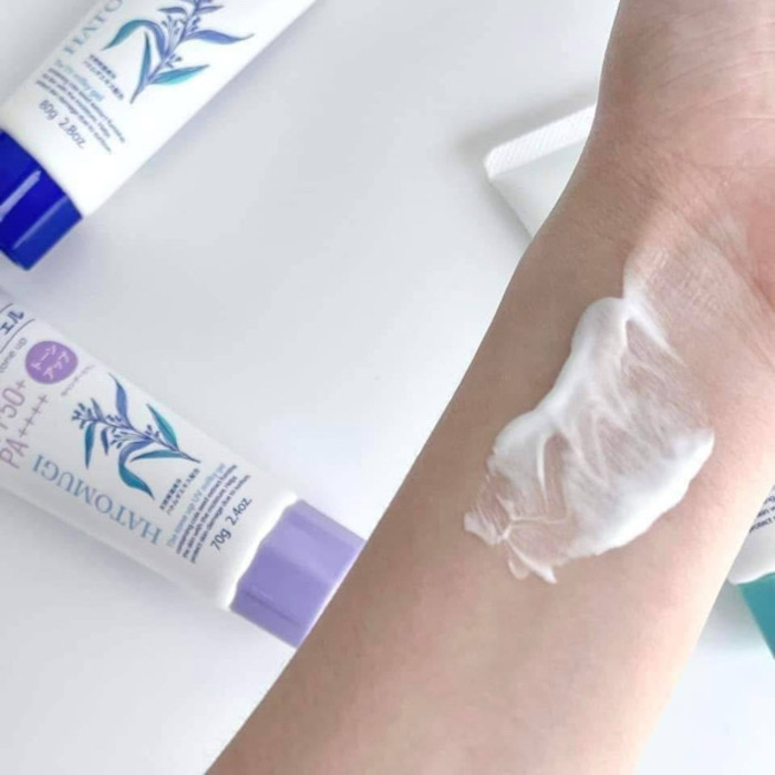 Hatomugi The tone up Uv milk gel [Care& tone up SPF50+PA++++]