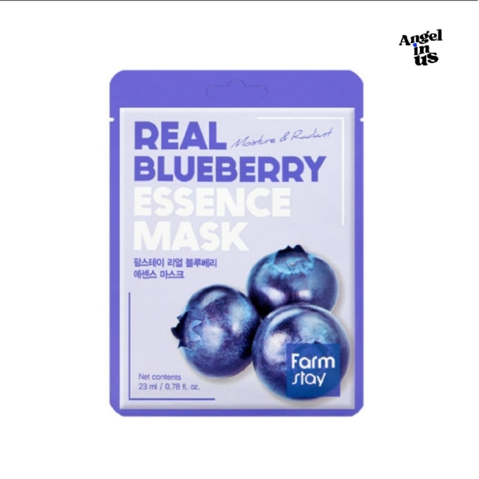 FARMSTAY Real Blueberry Essence Mask/1sheet