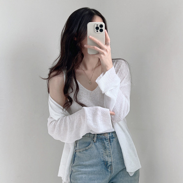 Cardigan and Tank Top Set Size S