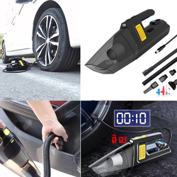Cleaner Car Vacuum 4in1 Air Pump CZK-6631 LCD 5736