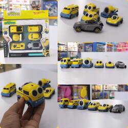 Metal Car Minions Set 6PCS 