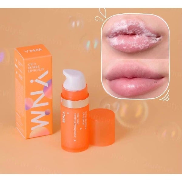 YNM Cica Bubble Lip Scrub