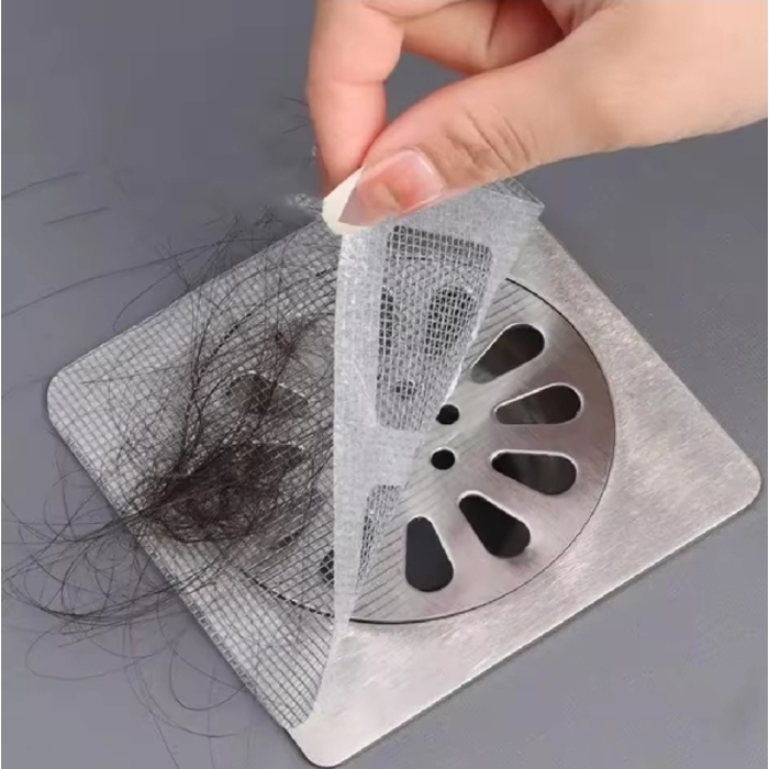 ស្បៃបិទការពារកាកសំណល់ | 10pcs Hair Drain Catcher