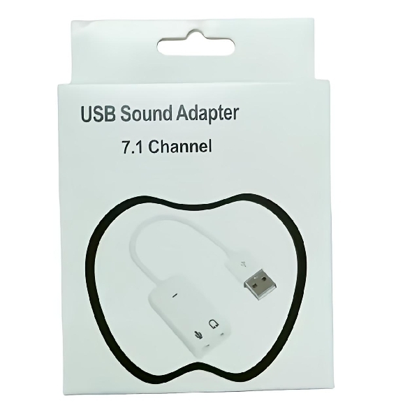 USB 7.1 With wired Sound Card 