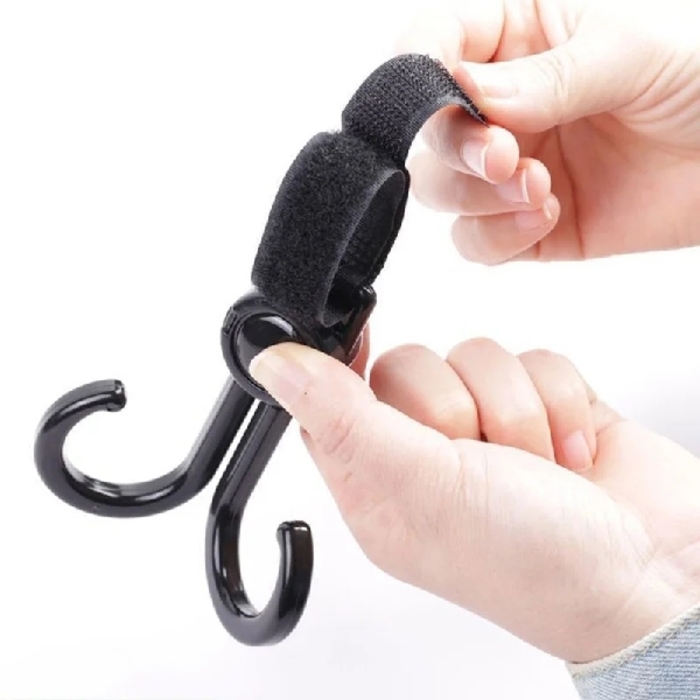 2PCS Dounle Hooks 360 Degree 