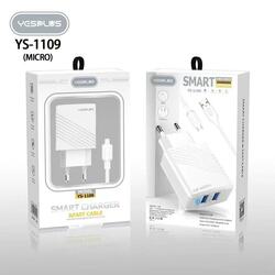 YESPLUS SMART CHARGER &FAST CABLE For Micro 1 Set