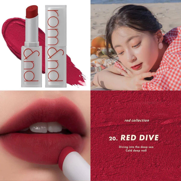 Rom&nd Zero Matte Lipstick  #20 RED DIVE