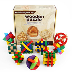 Colorful Wood Puzzles