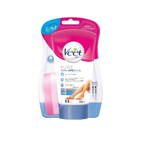 Veet Pure Bath Time Hair Removal Cream 150g 