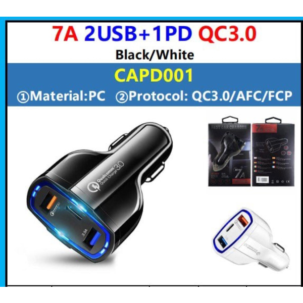 EP189-កន្ទុយបារីឡាន E+ 1PD+2USB 7A Max