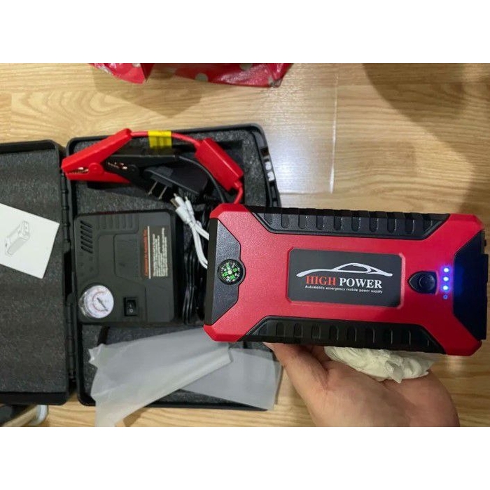 Power Bank កូវអាគុយឡាន នឹង ស្នប់