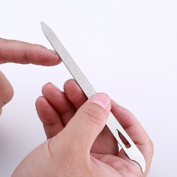 Stainless Steel Nail Files - 2pcs