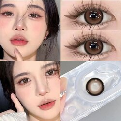 Tinacon 6 Months Contact Lens Degree 0.00 14.2mm (Champagne Brown)