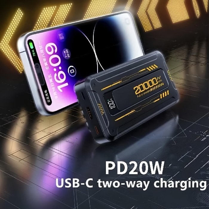 PowerBank 22.5W ទំហំថ្ម 20,000mAh