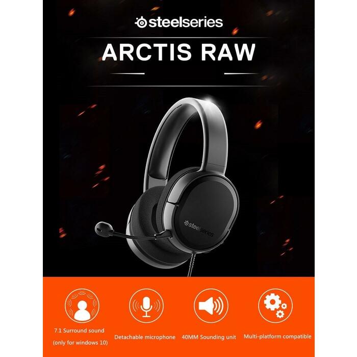 Steelseries arctis raw gaming headset sales