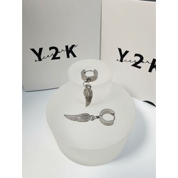 Bird Wings Hoop Earrings