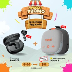 🔥Special Promotion - " SoundPeats Air6 HS + Tribit StormBox Micro3 "