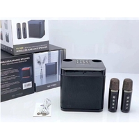 YS-203 Karaoke Speaker with Two Microphones 